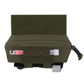 KRYDEX Tactical Small Drop Pouch Mini Dangler Pouch with Hook and Loop Panel (RG)