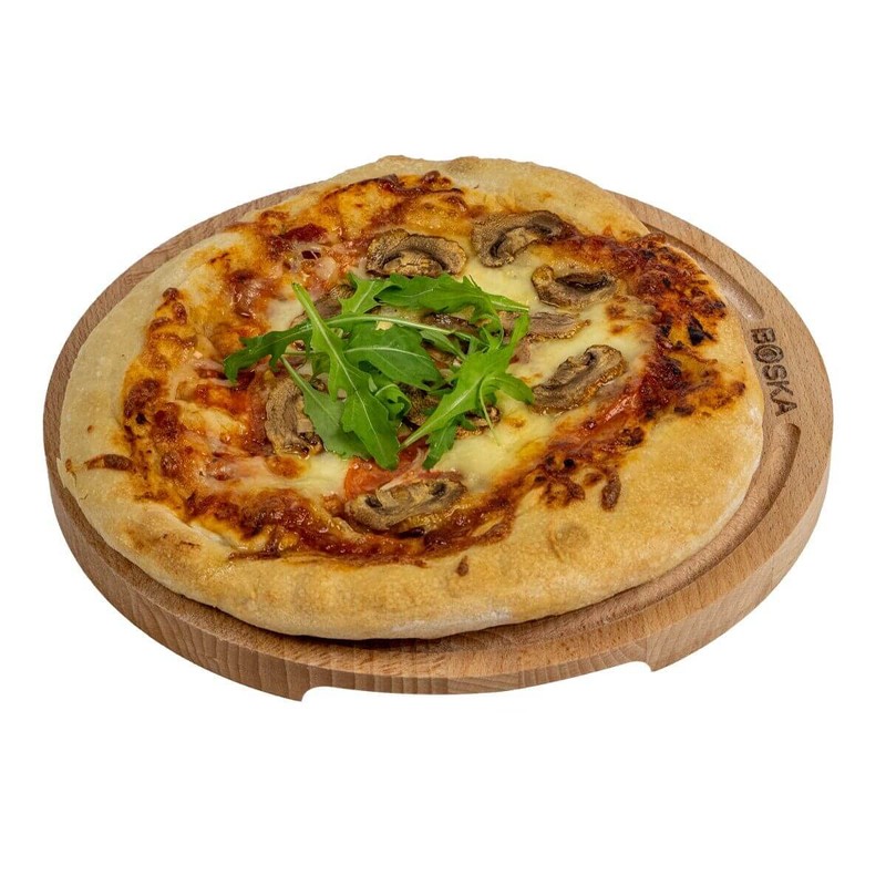 BOSKA Amigo Pizza Board S/Serving Board Diameter 24 cm Beech