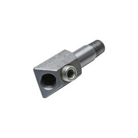 GlowShift Oil Pressure Sensor Adapter Compatible with Chevy Small Block 305/350 - Features (3) 1/8-27 NPT Female Threads - (2) 90 Degree & (1) 45 Degree Sensor Ports