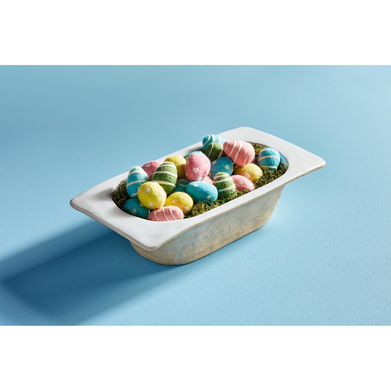 Mud Pie Spring Felted Wool Box Filler, Multi