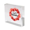 stika.co Red Poppy Wreath Acrylic Block - Remembering Our Heroes