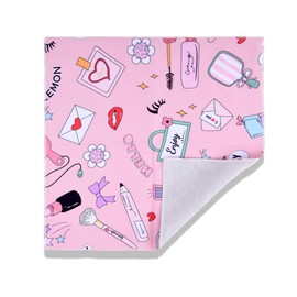 yaozeio Self Adhesive Magic Cloth Pouch for Women Reusable Protective Makeup bag for Men Travel Gifts for Father Brother Camera Lens Wrap Portable Organizer Bag for Girl Boy Cosmetic Bag