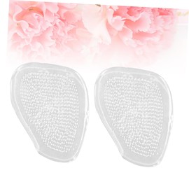 Ipetboom 3 Pairs Transparent Gel Forefoot Cushions High Heel Shoe Inserts for Relief Soft Metatarsal Pads Designed for Comfortable Footwear for Everyday Use