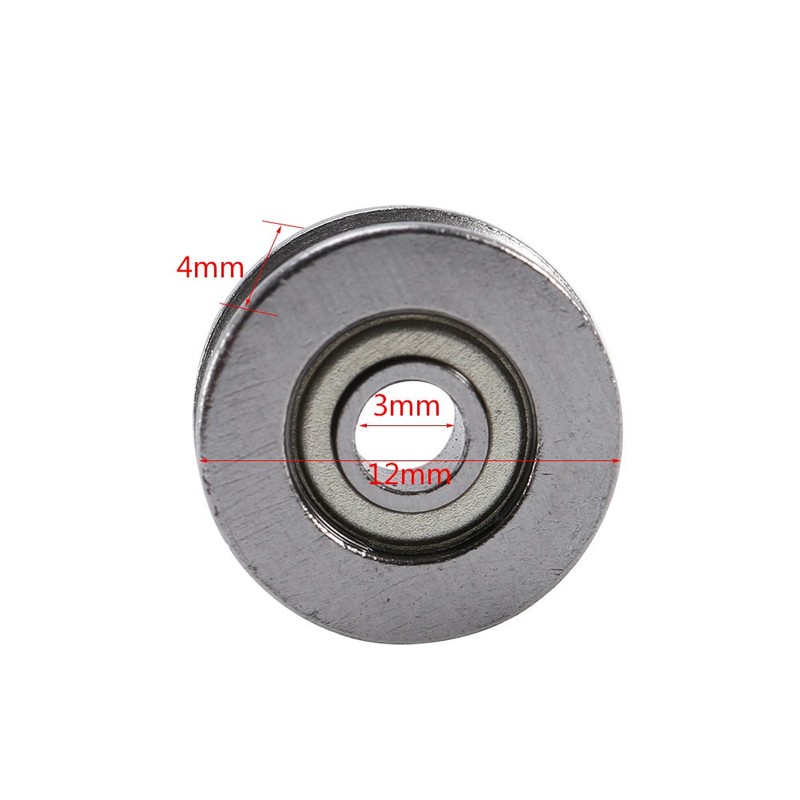 Hilitand 20pcs V623ZZ V-Groove Ball Bearings Carbon Steel Pulley for