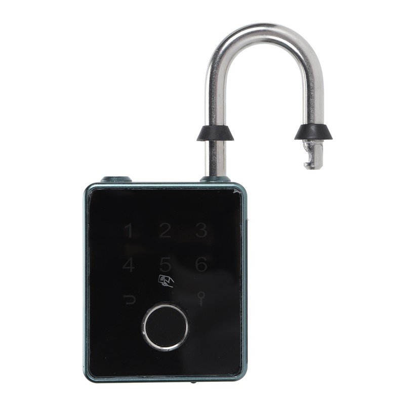 Smart Fingerprint Password Padlock Card APP Key Access Theft Proof