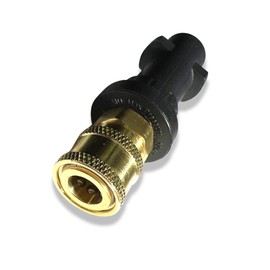 M&M Smartek Quick Coupling Connection Bayonet Adapter 1/4 Inch for Pressure Washers Like - Compatible with Kärcher K2 - K7 Brass Foam Lance Foam Nozzle Pressure Washer Car Wash