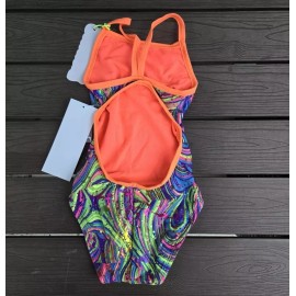 The Finals (TYR) TYR The Finals Women Radical Foil Flutterback Swimsuit Multicolor - Size 32 NEW