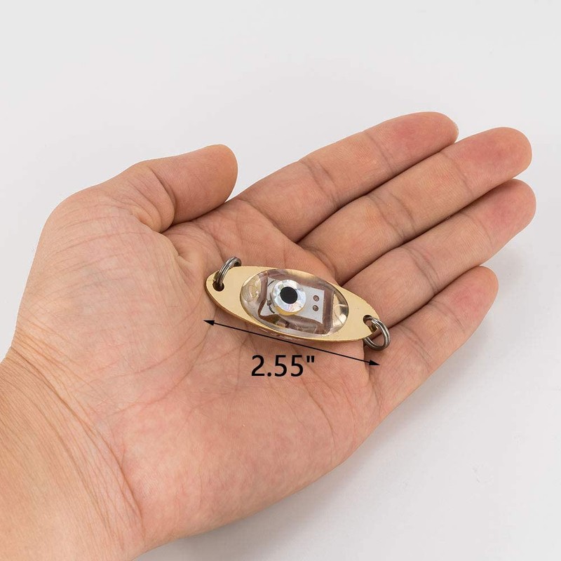 Dr.Fish LED Fishing Spoon Flasher Deep Drop Lights LED Lures
