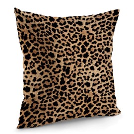 Beauty Collector Leopard Decorative Throw Pillow Cover Cushion Cover for Sofa