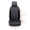 LUSRAIT Universal Seat Cushion, Comfortable Seat Cover with Full Back