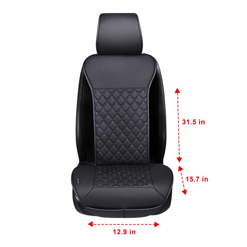 LUSRAIT Universal Seat Cushion, Comfortable Seat Cover with Full Back