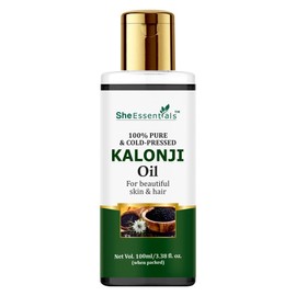 Generic 100% Pure Kalonji Oil for Hair & Skin Care | Cold-Pressed Organic oil for all Hair & Skin Types | Sulphate Free. Paraben Free | 100% vegan | 100 ml Pack of 1