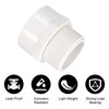 sourcing map 6 Pcs Union PVC Pipe Fitting 1.5" Male