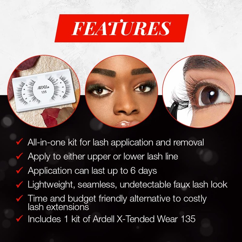 Ardell X-tended Wear Lash System - Style 135