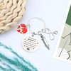 Gladsico Nurse Keychain – Stainless Steel Engraved Key Ring with