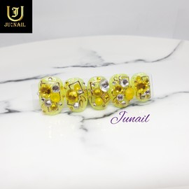 Neobaragi handmade nail tips - Long Round Square / 너바라기 수제네일팁 - 롱라운드스퀘어