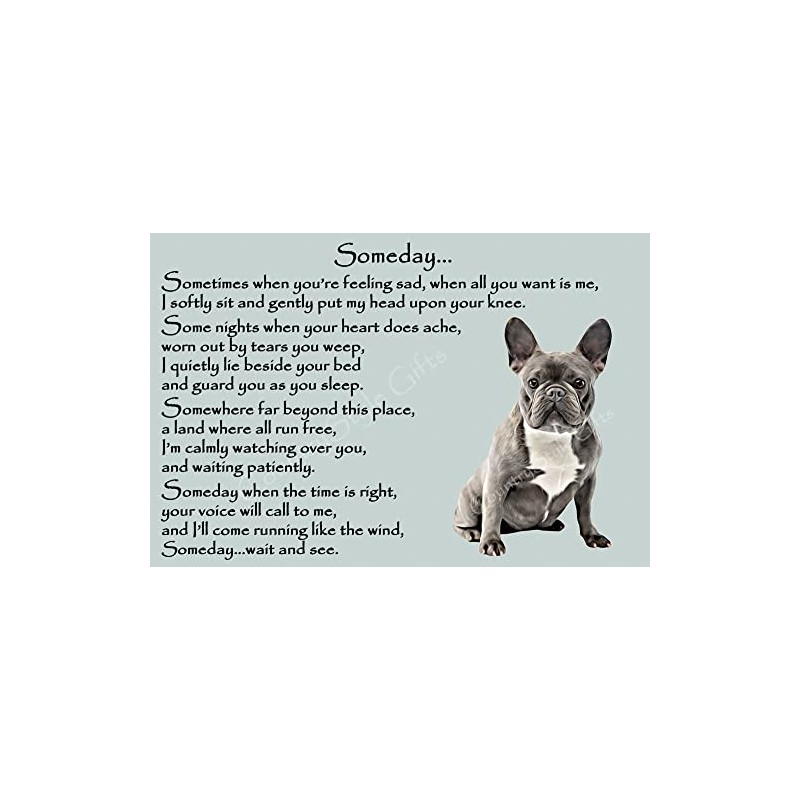 French Bulldog Frenchie Memorial dog pet loss Flexible Fridge Magnet