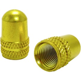 Ruler LY-NC-USGD Aluminum Valve Cap for American Valves, Gold