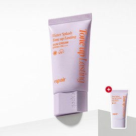 Espoir 에스쁘아 워터 스플래쉬 선크림 톤업 래스팅 SPF+ PA ++++ 50ml, 1개 Espoir Water Splash Sun Cream Tone-Up Lasting SPF+ PA+++ 50ml, 1 piece
