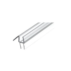 CRL Co-Extruded Clear Bottom Wipe with Drip Rail for 5/16" Glass - 95 in long