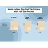 Manila Pocket File Folders, Doctor Stuff, Letter Size Reinforced End