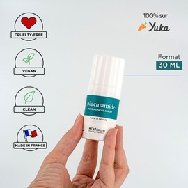 10% Niacinamide + 1% Zinc - Niacinamide Serum Against Blemishes - Tightens Extended Pores on the Face and Regulates Sebum Production - Oily, Mixed and Sensitive Skin - Pore Minimiser