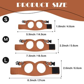 Bearded Dragon Leash - 3 Sizes Pack Reptile Outing Adjustable Soft Leather Lizard Harness with Retractable Leash Small Animal Traction Rope Walking Vest Accessories for Bearded Dragon Leash（Camel）