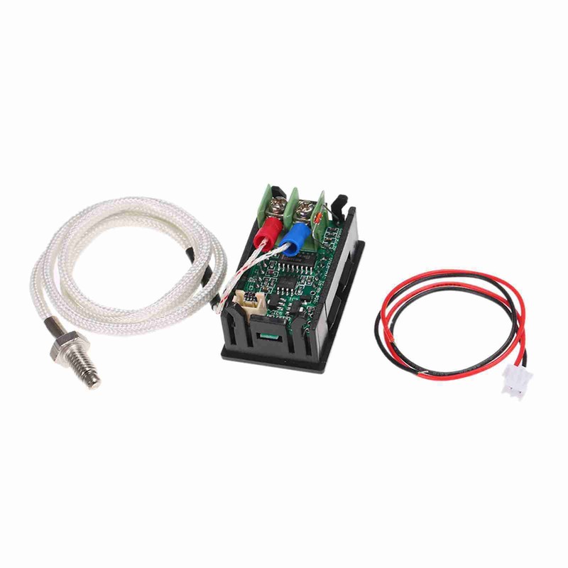 XH-B310 Industrial Digital Thermometer 12V Temperature Meter K-type M6 Thermocouple