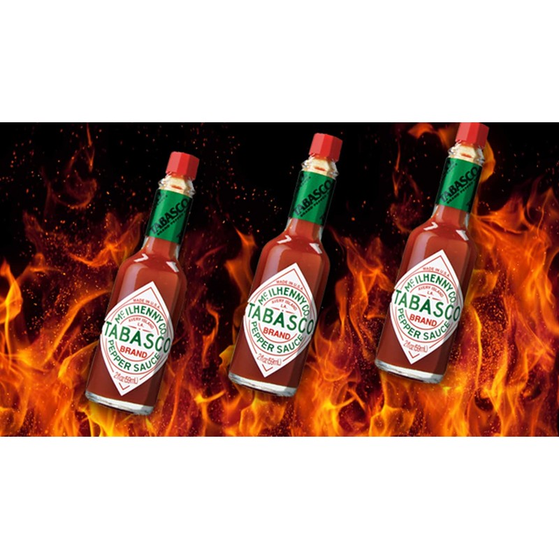 Tabasco Original Flavor Pepper Sauce 2 oz (Pack of 4)