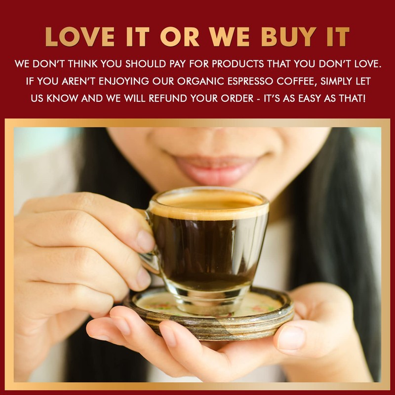 Organic Espresso Pods for Keurig K Cup Brewing, Organic Medium