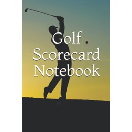 Golf Scorecard Notebook: Pocket sized notebook for tracking golf scores | 50 rounds | Large Print