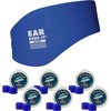 Ear Band-It Swimming Headband with Putty Buddies earplugs (6 Pair)