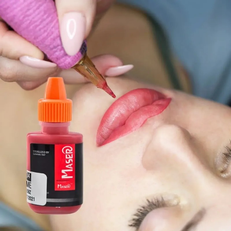 Pigmento Para Micropigmentación Maser 10ml Cejas Labios Ojos Color Durazno