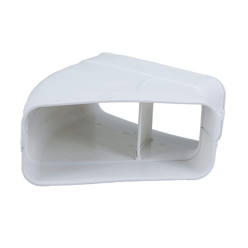 OptimAIRo Flat Duct System 150 Pipe Elbow White 222 x