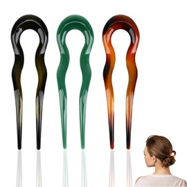 Zvorgath 5 Pcs Banana Hair Clips - Comb Hair Grips for Women and Girls, Tortoiseshell Hair Banana Combs Ponytail Holder for Thick Hair