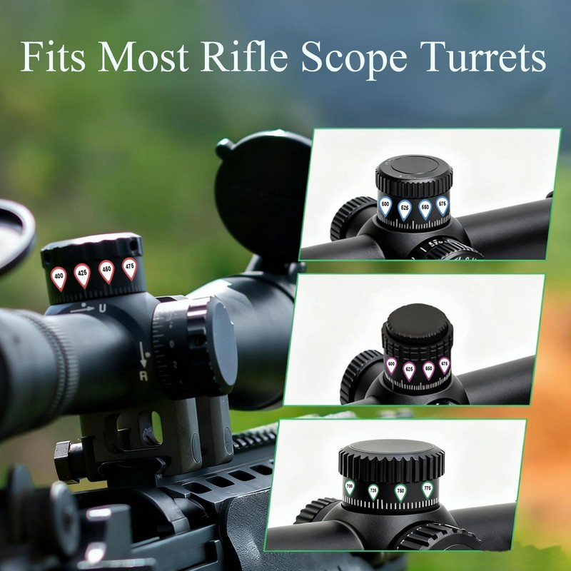 10 Sheets 0.23×0.19 Inch Scope Dope Stickers