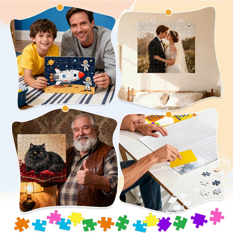 Puzzle Saver Sheets - 12 Pcs For Two 1000-Piece Puzzles