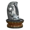 Buddha Tabletop Waterfall Fountain Meditation Relaxing Indoor Decoration, Zen Fountain