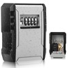 Key Safe with Number Code, Wall Mounted Key Box, Key