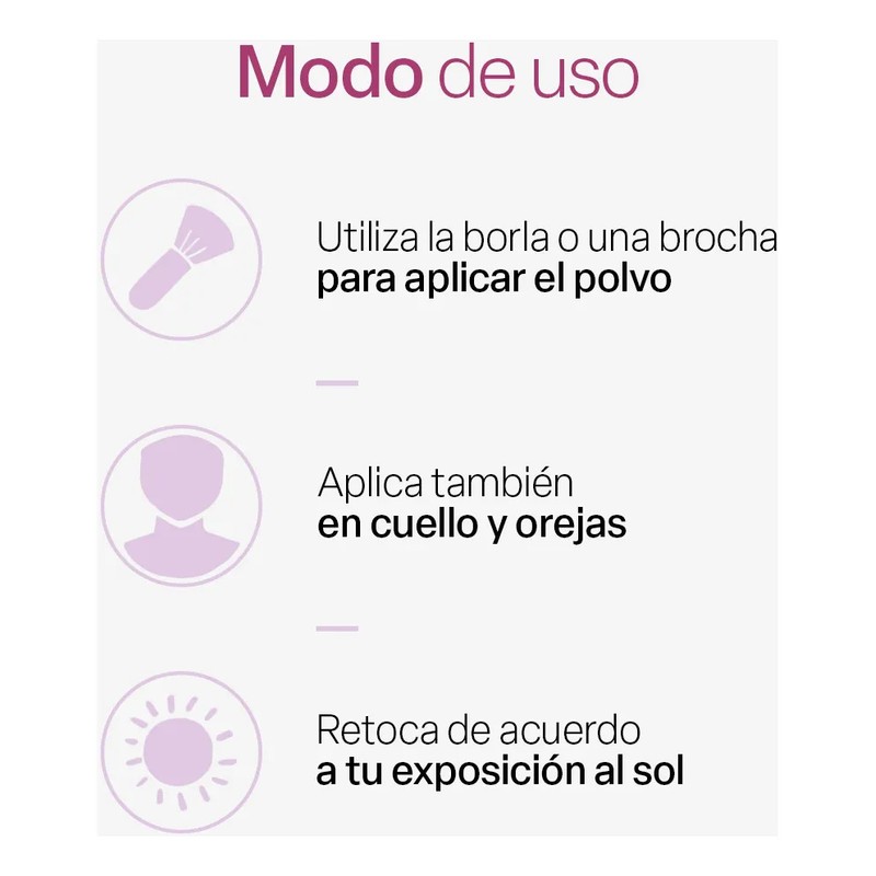 Protector Solar En Polvo Fps 30 100 Mineral Teia Cosméticos