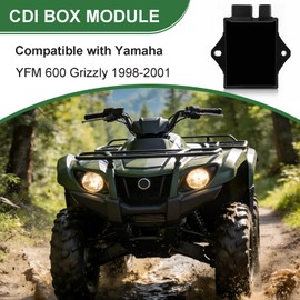 CDI Box For Yamaha Grizzly 600 YFM600FWA 1998 1999 YFM600FH YFM600F 2000 2001 Ignition Box Replaces 5GT-85540-00-00 4WV-85540-00-00