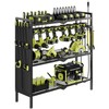 NattyDot Large Power Tool Organizer Cart with Charging Station 8