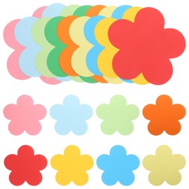 Operitacx 90pcs Spring Paper Cut Outs Summer Flower Cutout Kids Diy Material Decorative Classroom Cutouts Flower Paper Cut Colorful Flower Cutouts Kid Crafts Office Decorations