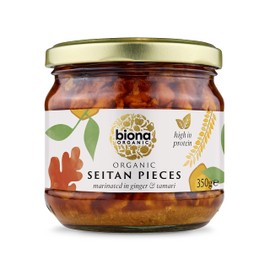 Biona Organic Seitan Pieces in Soya Sauce and Ginger, 350g