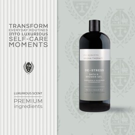 Pecksniff's Aroma:Therapy De-Stress Shower Gel – Luxurious Moisturizing Bath & Body Cleanser, 1000 ml/33.8 fl oz Bottle