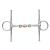 Full Cheek Snaffle Bit With Copper Peanut Stainless steel for