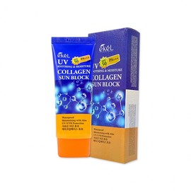 Ikel Soothing & Moisture Collagen Sunblock (70ml) Sunscreen, UV Protection, Sunblock, Sun Balm, SPF50+ PA+++ 5ea