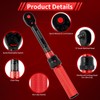 Hairich 1/4-Inch Torque Wrench, Dual-direction Small Torque Wrench 20-220in.lb/2.3-24.9Nm, 72