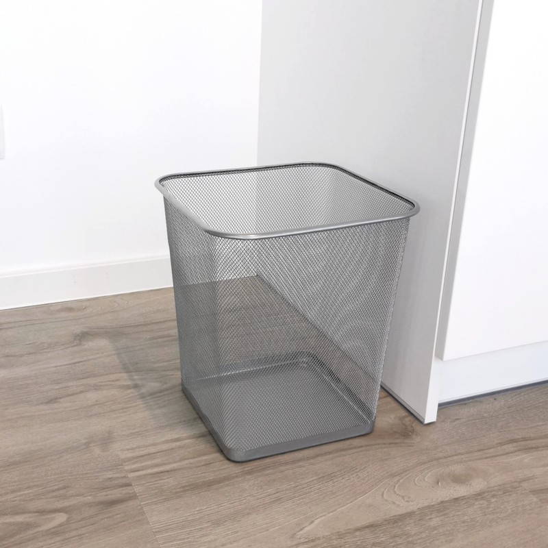 D.RECT Metal Bin Mesh 18L - Bedroom Bin, Trash Can,