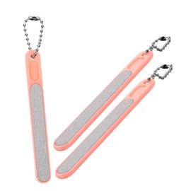 Healvian 3-piece Fingernail Files Set Mini Buffer for Women Stylish Compact Portable for Travel